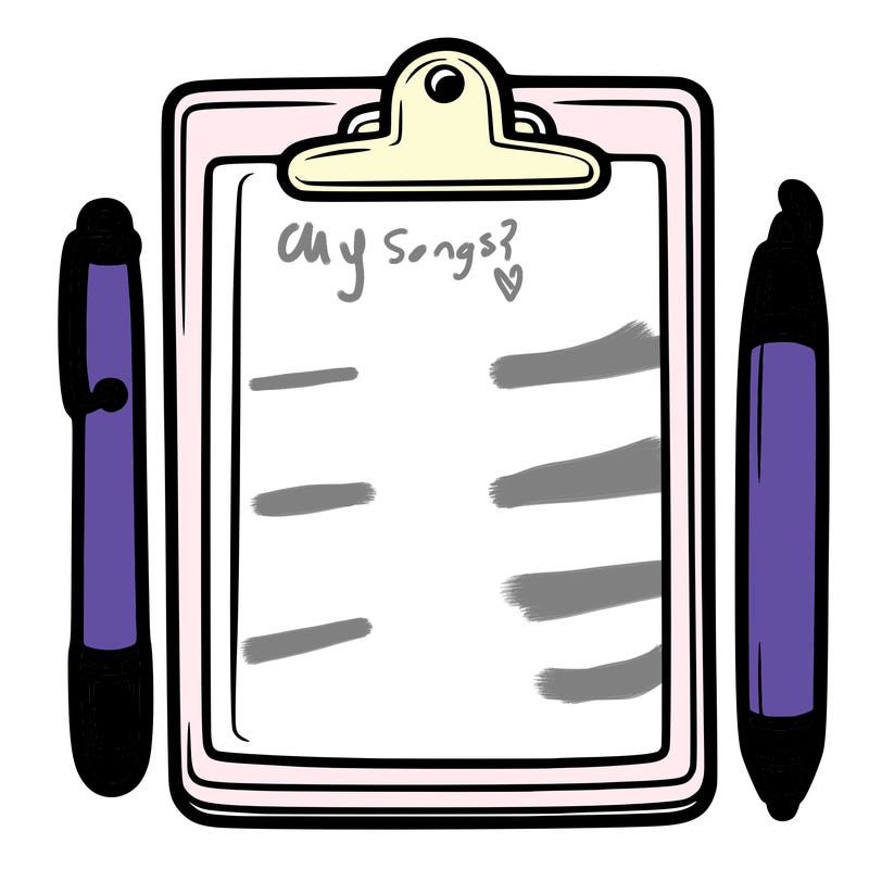 blank clip board with pen