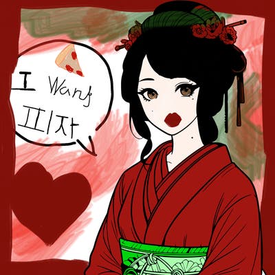 realistic beautiful japanese lady in traditional dress