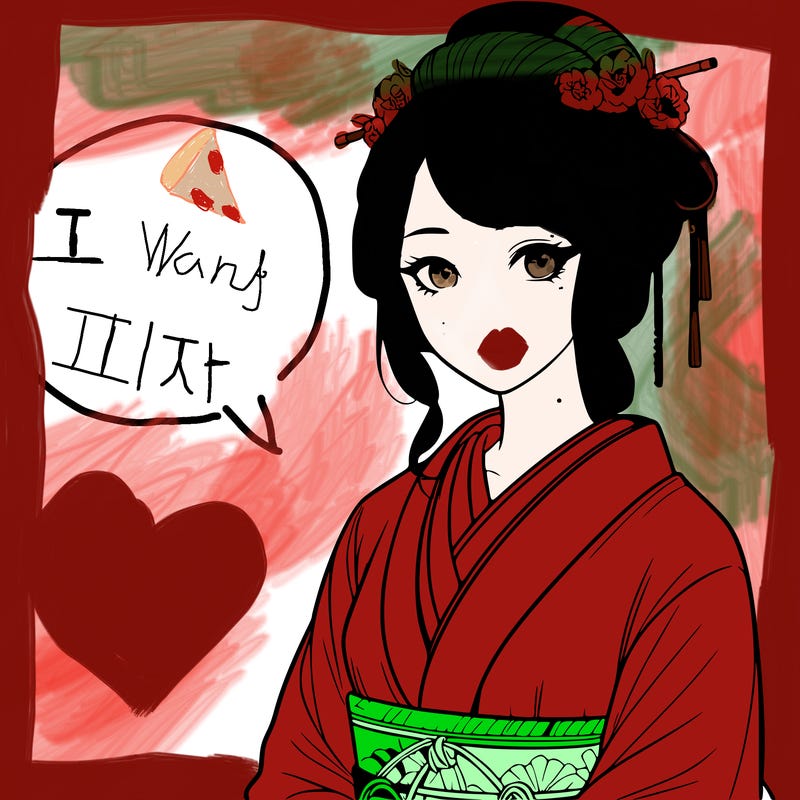 realistic beautiful japanese lady in traditional dress