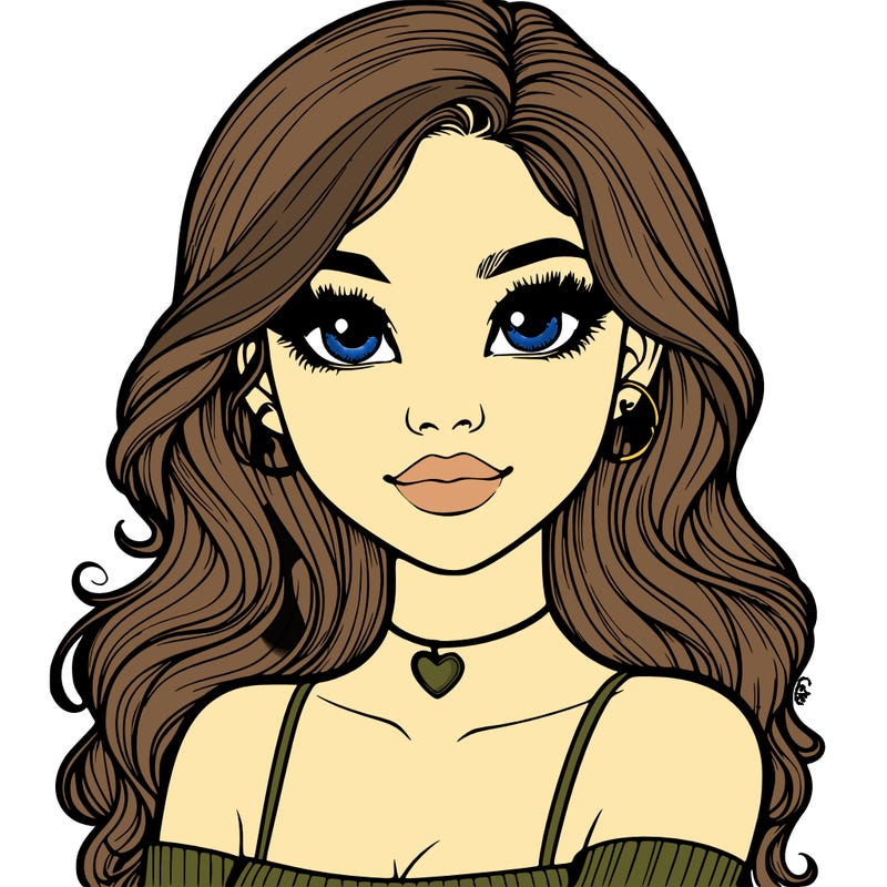 realistic pretty girl