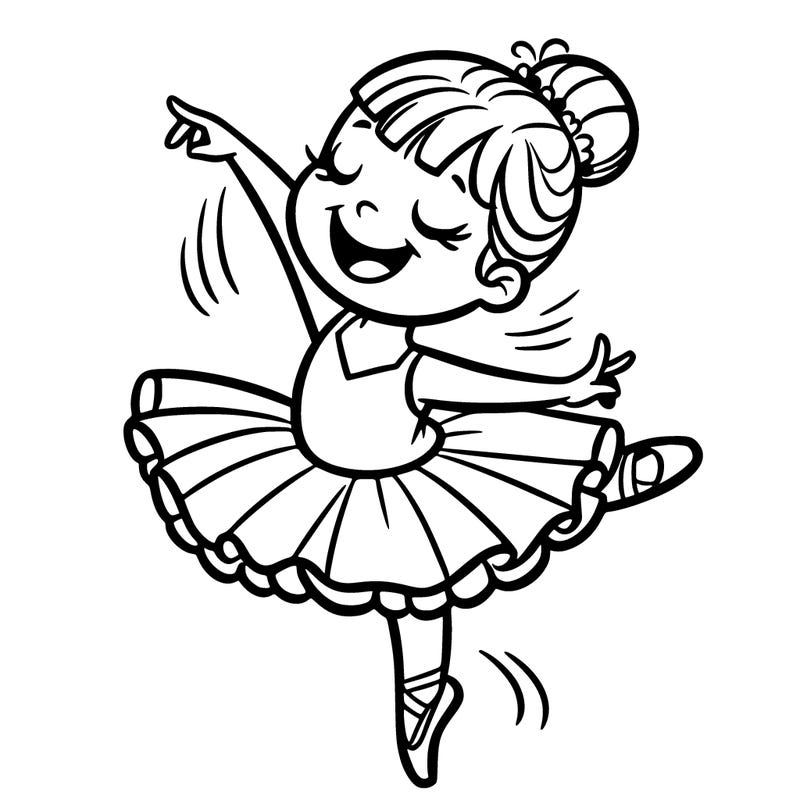 dancing ballerina girl