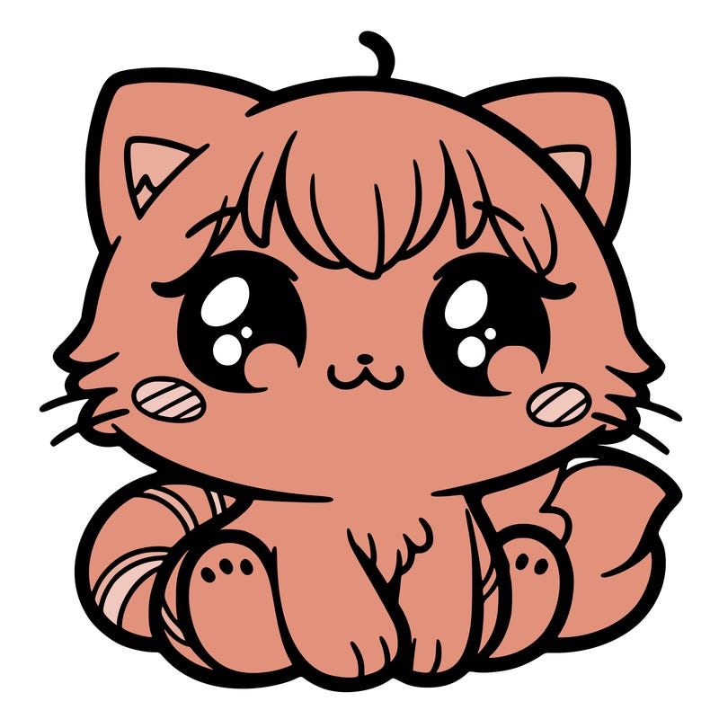 cute manga cat
