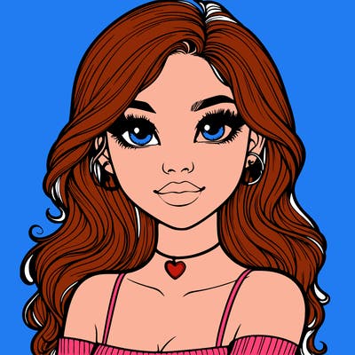 realistic pretty girl