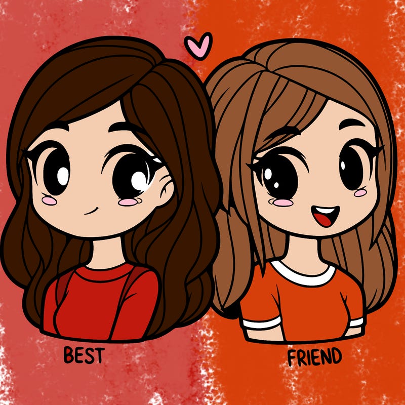 2 girl bff