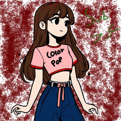 girl in a cute crop top