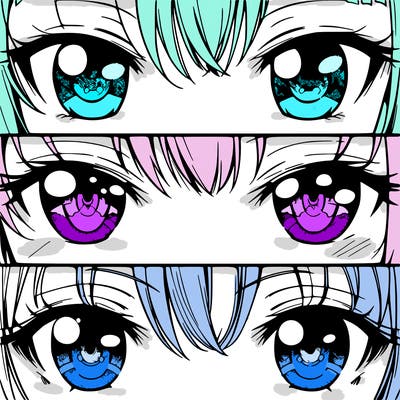 anime eyes