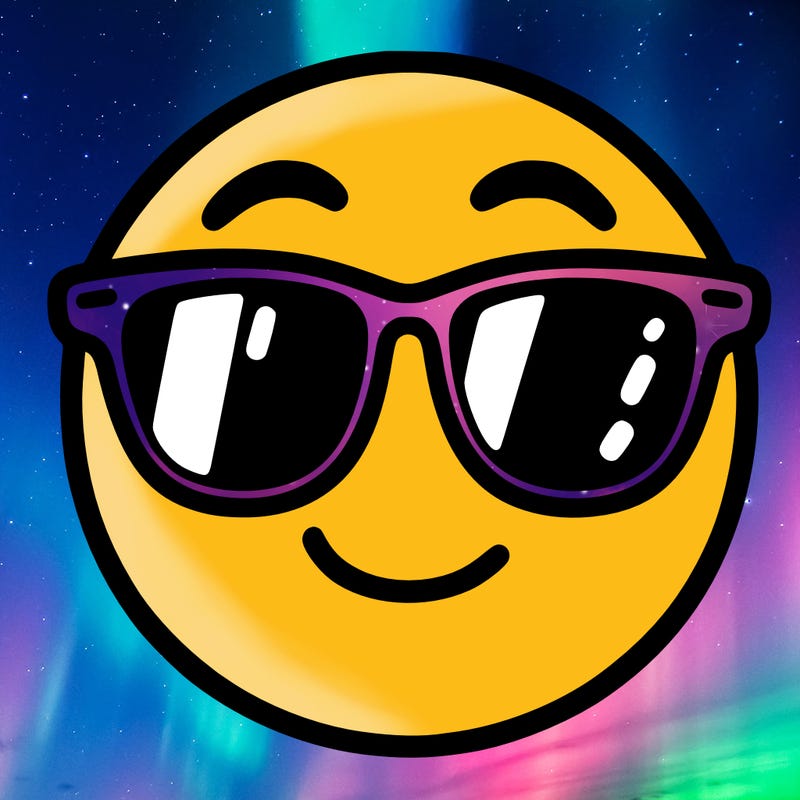 emoji with sunglasses