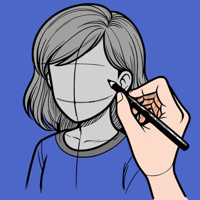 drawing a realistic person