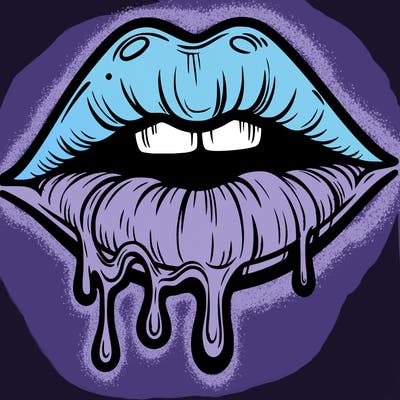 lips that look realistic and drip