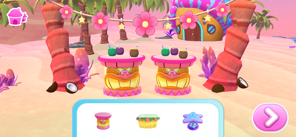 Cry Babies Magic Tears - Decorando una fiesta en la isla tropical en la aplicación Cry Babies Magic Tears