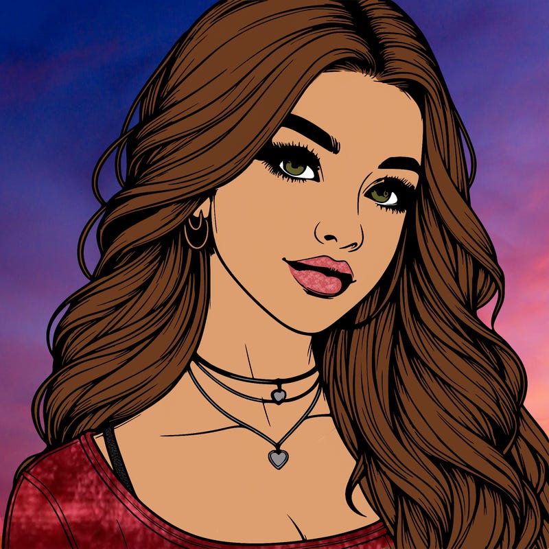 detailed realistic girl