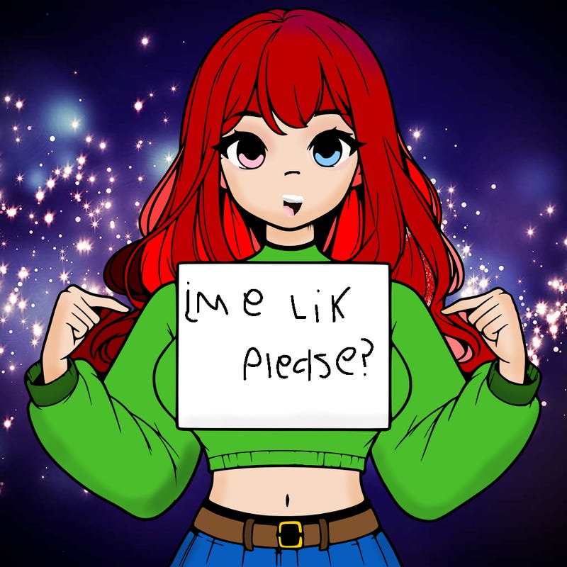 girl holding a blank sign in a long sleeve crop top