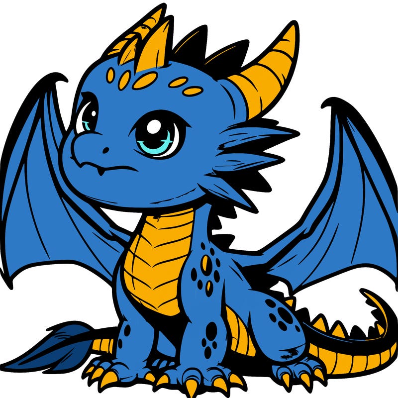 fierce baby night dragon