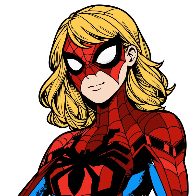 a spiderman girl