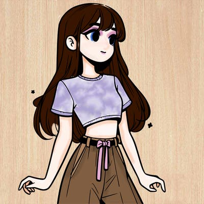 girl in a cute crop top