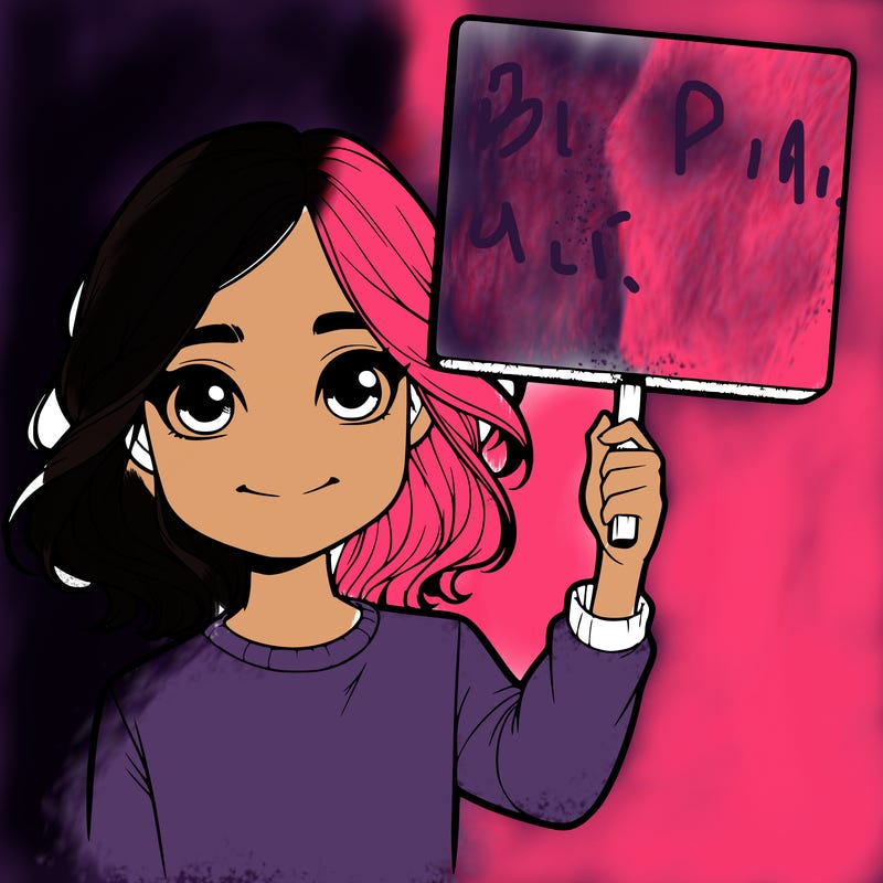 realistic girl holding up a sign