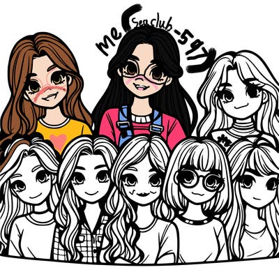 group of girls
