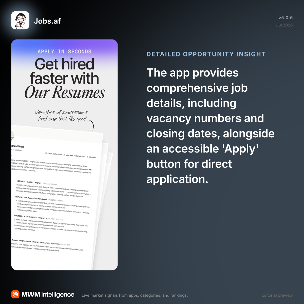 Jobs.af - Business App | MWM