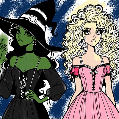 elphaba and glinda