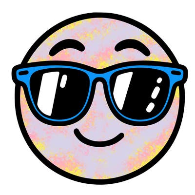 emoji with sunglasses