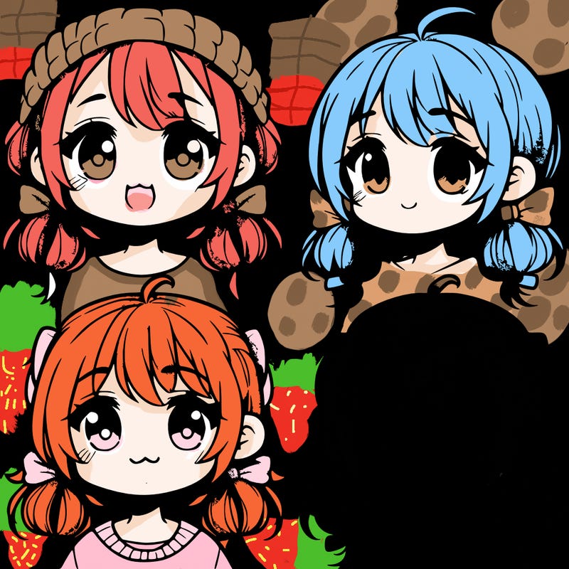 manga character girl kid