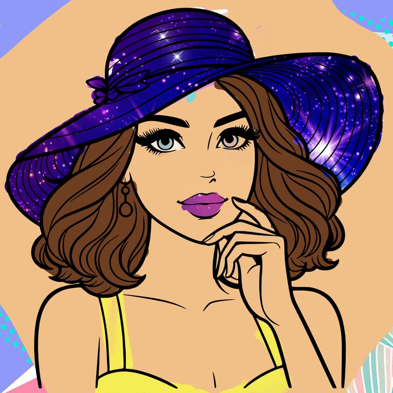 beautiful woman in hat