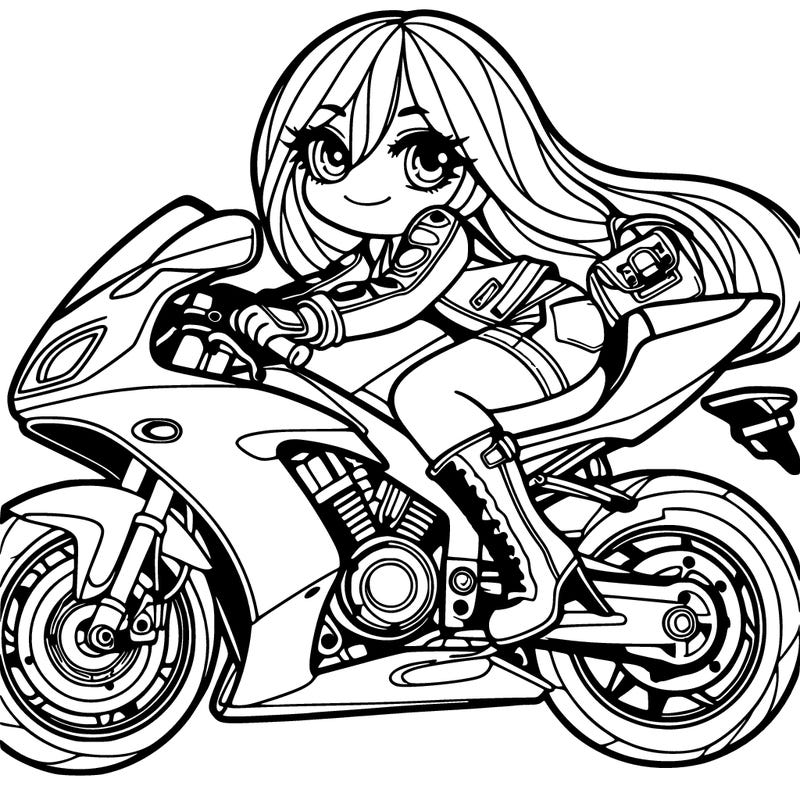 motorcycle girl