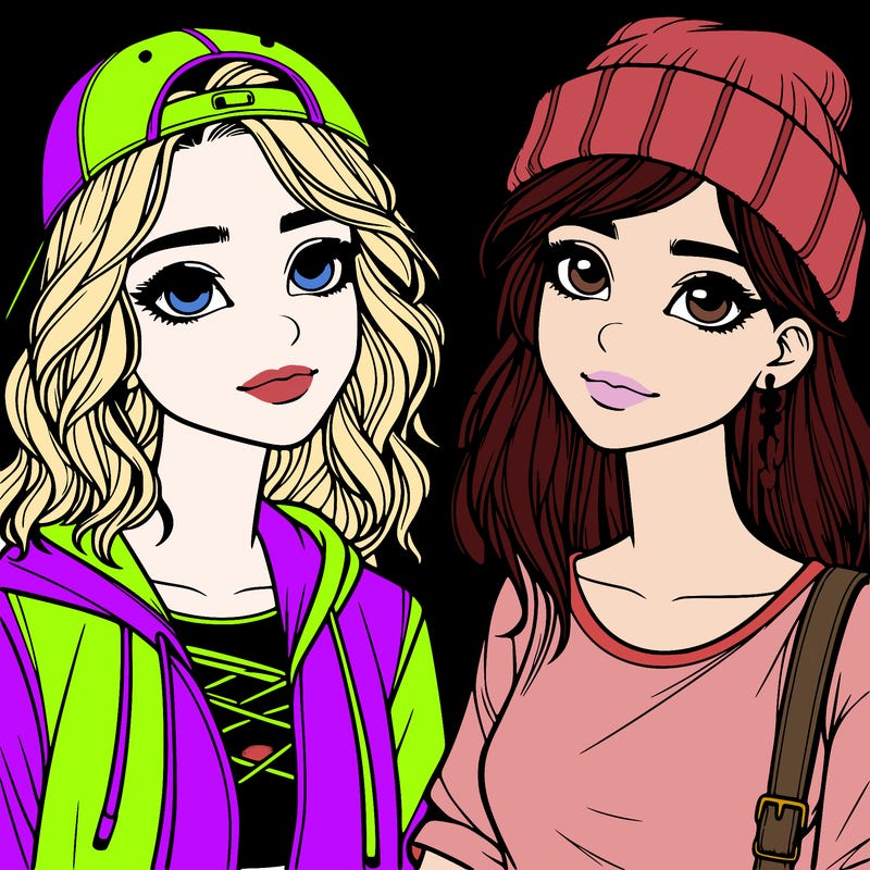 realistic teenager girls