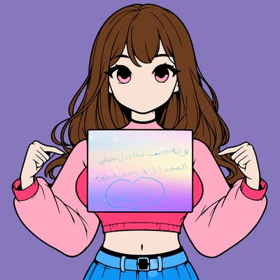 girl holding a blank sign in a long sleeve crop top