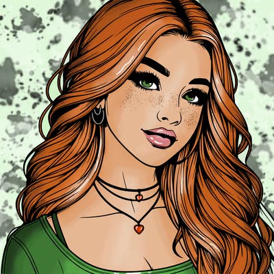 detailed realistic girl