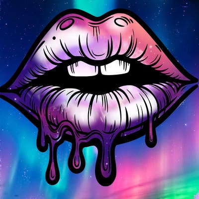 lips that look realistic and drip