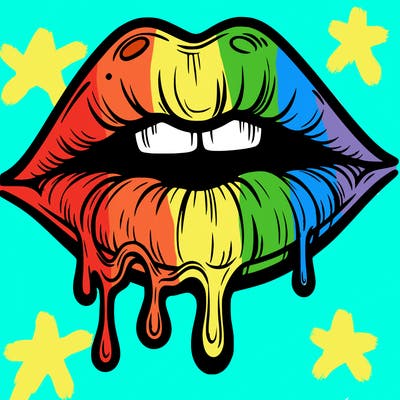 lips that look realistic and drip