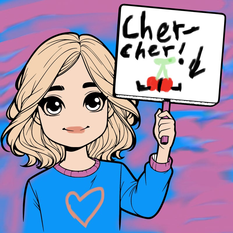 realistic girl holding up a sign