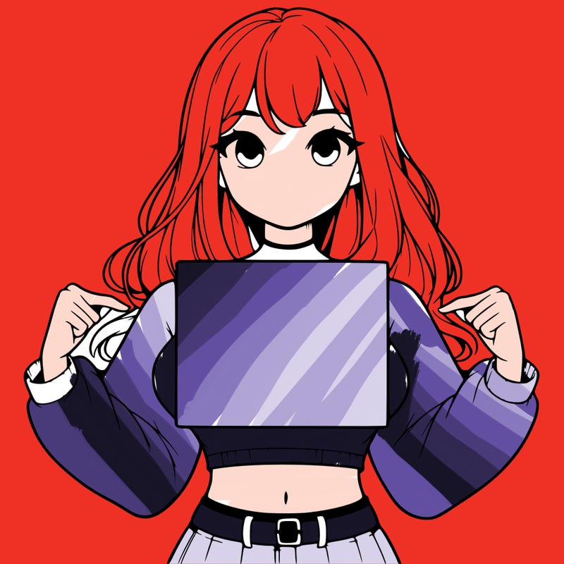 girl holding a blank sign in a long sleeve crop top