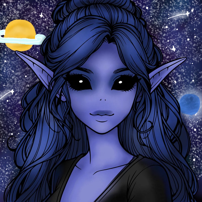 a beautiful realistic elf girl