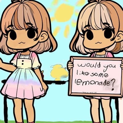 a girl holding a empty sign