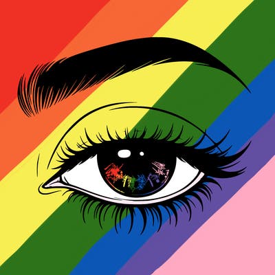 eye closed realistic