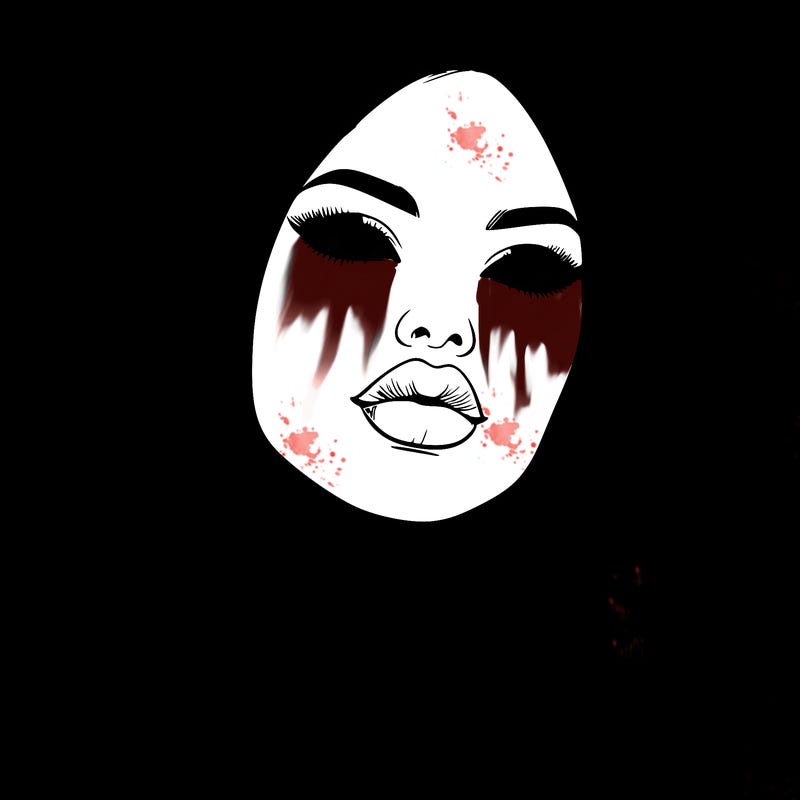 realistic woman with full lips