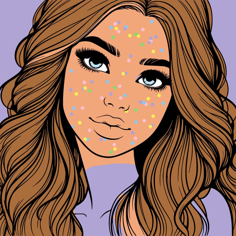 beautiful realistic girl