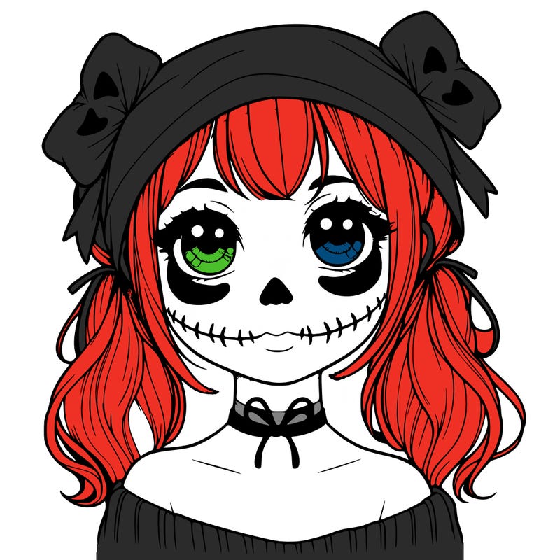 realistic girl halloween