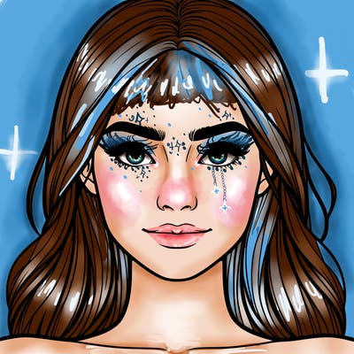 realistic woman front facing