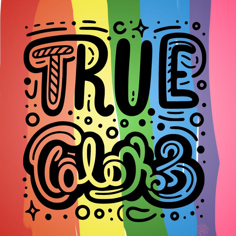 "true colors" written