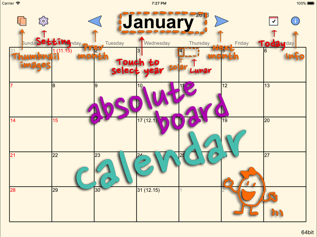 Absolute Board Calendar - Productivity App | MWM