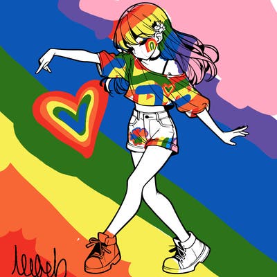 realistic girl danceing