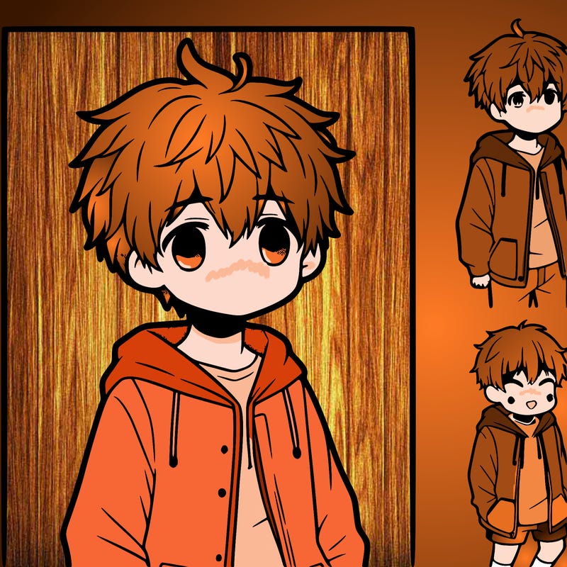 cute manga boy