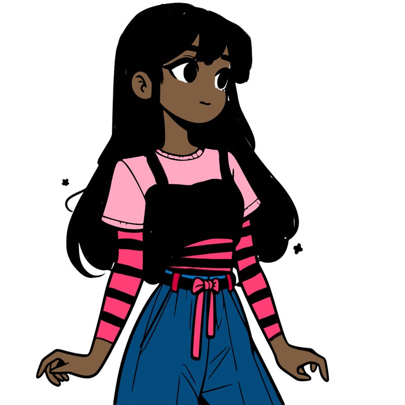 girl in a cute crop top