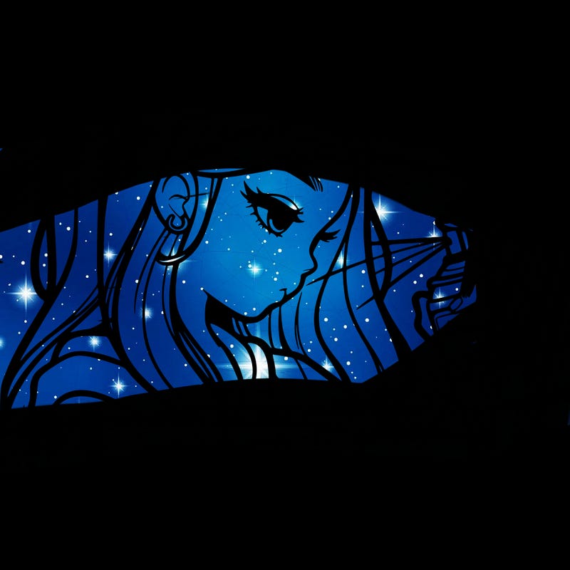 a realistic girl spray painting