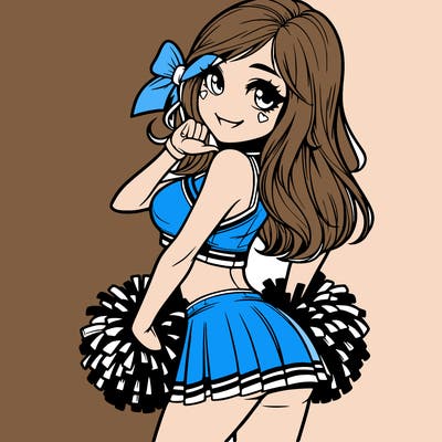 realistic cheerleader