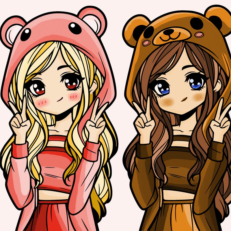 teen girl in animal costume