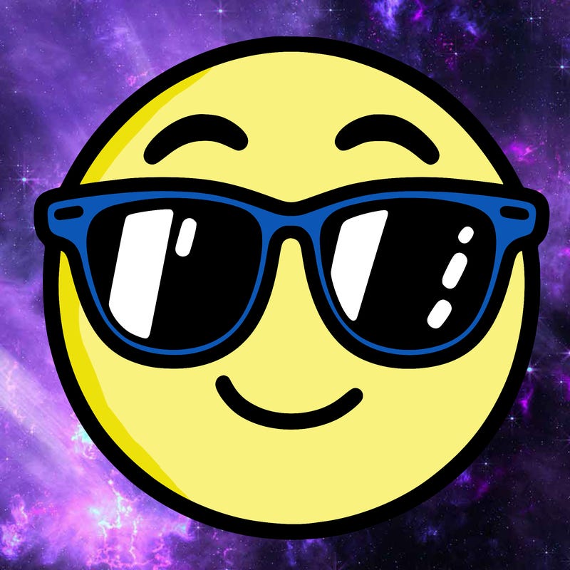 emoji with sunglasses